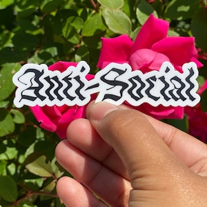 Anti-Social Sticker