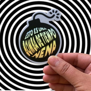 Bomba de Tiempo Gustavo Cerati Inspired Sticker Decal | Water bottle Sticker | Yeti Tumbler Hydroflask Waterproof Laptop Sticker