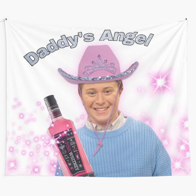 Nevel Party Boy Wall Tapestry, Meme Tapestries 