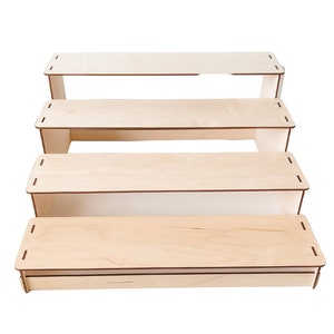 Large Display Shelf for Products; Craft and Vendor Fair Collapsible Display Shelves; Two Three Four or Five Tier Shelf for Store Display