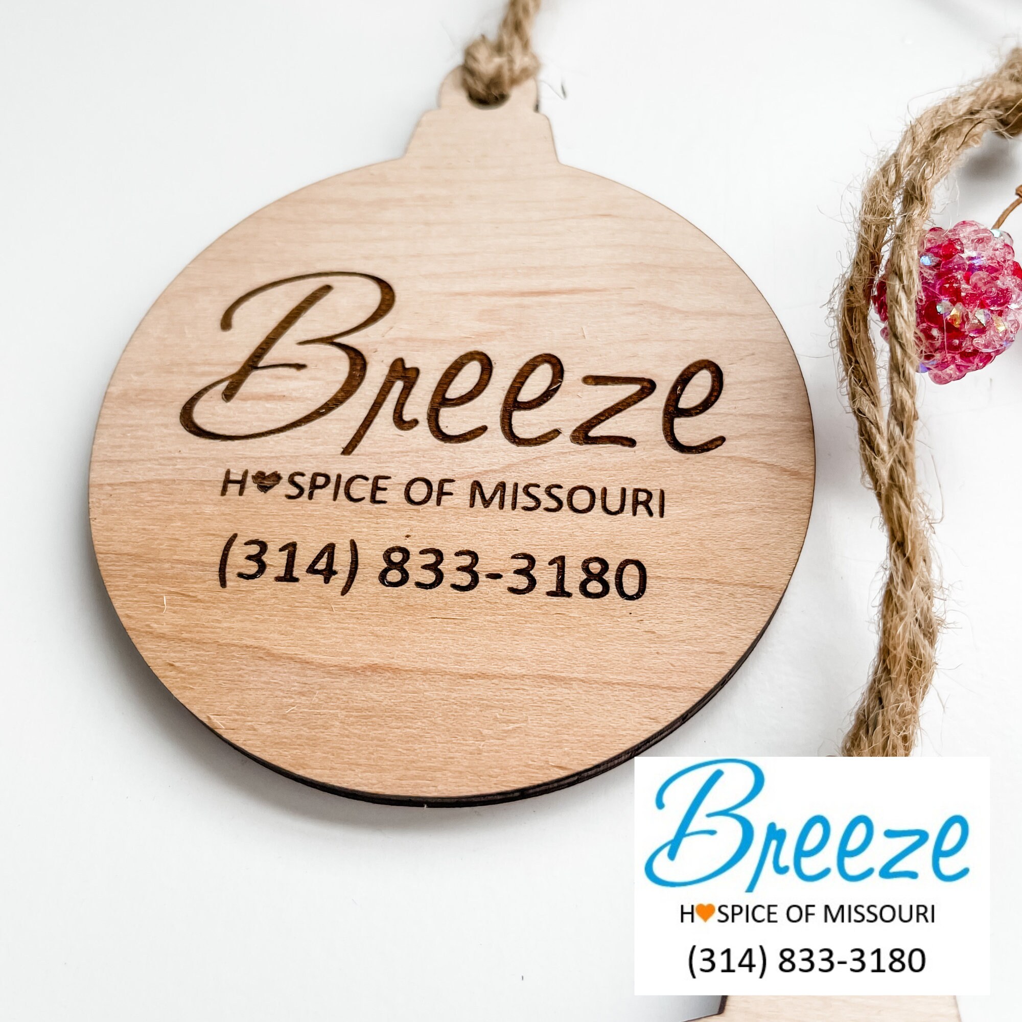 Company Logo Ornament Personalized Employee Christmas Gift Etsy