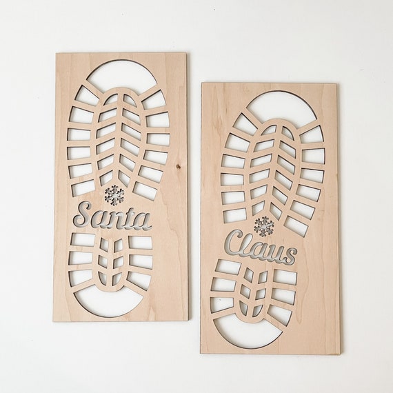 Santa Boot Print Stencil | Set Of 2