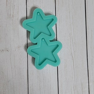 Star Earrings Mold - Resin -Silicone Mold - Molds for resin