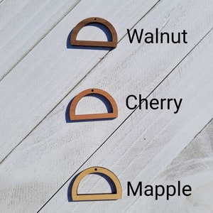 Half a Circle Macrame Earring Blanks | Pendant | Jewerly Making | Macrame Earring | Blanks | Wood Blanks