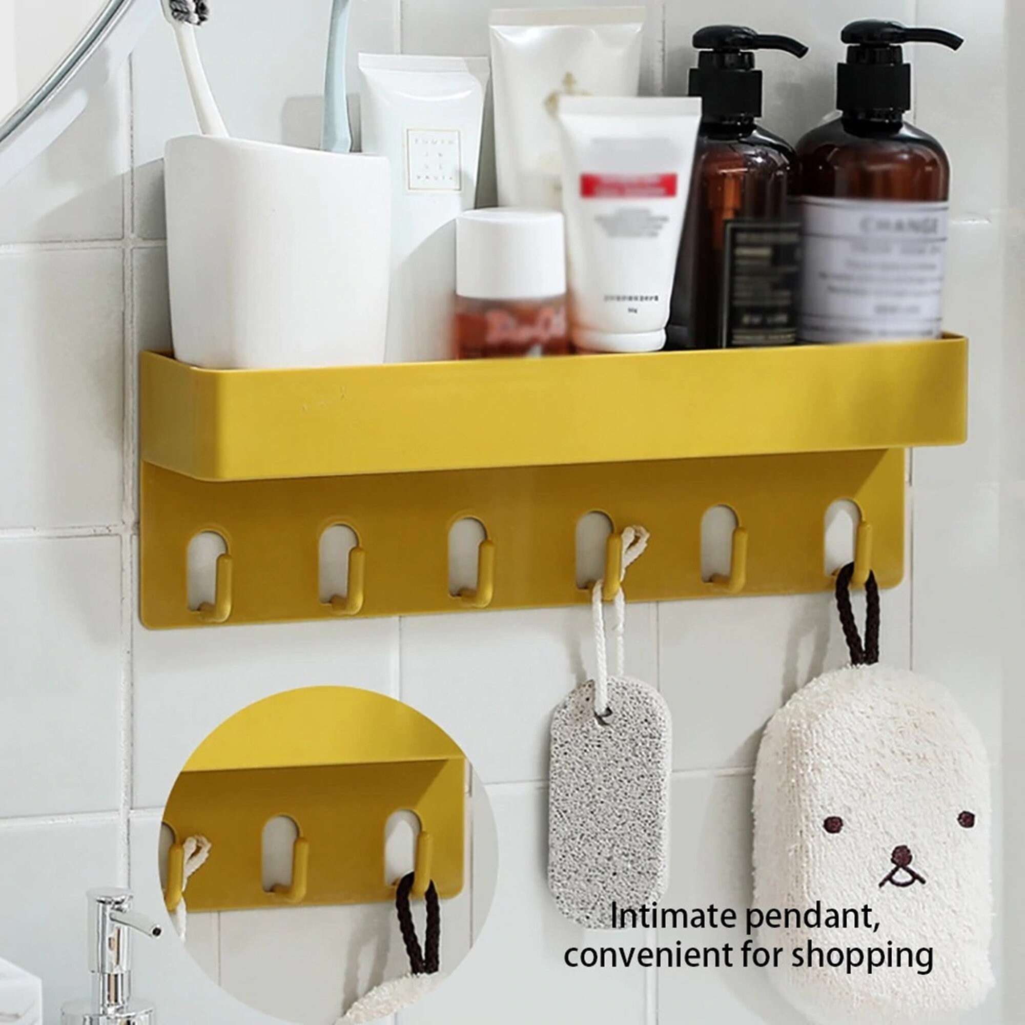 Organizador de estantes de baño de plástico Snap Up Corner | Etsy