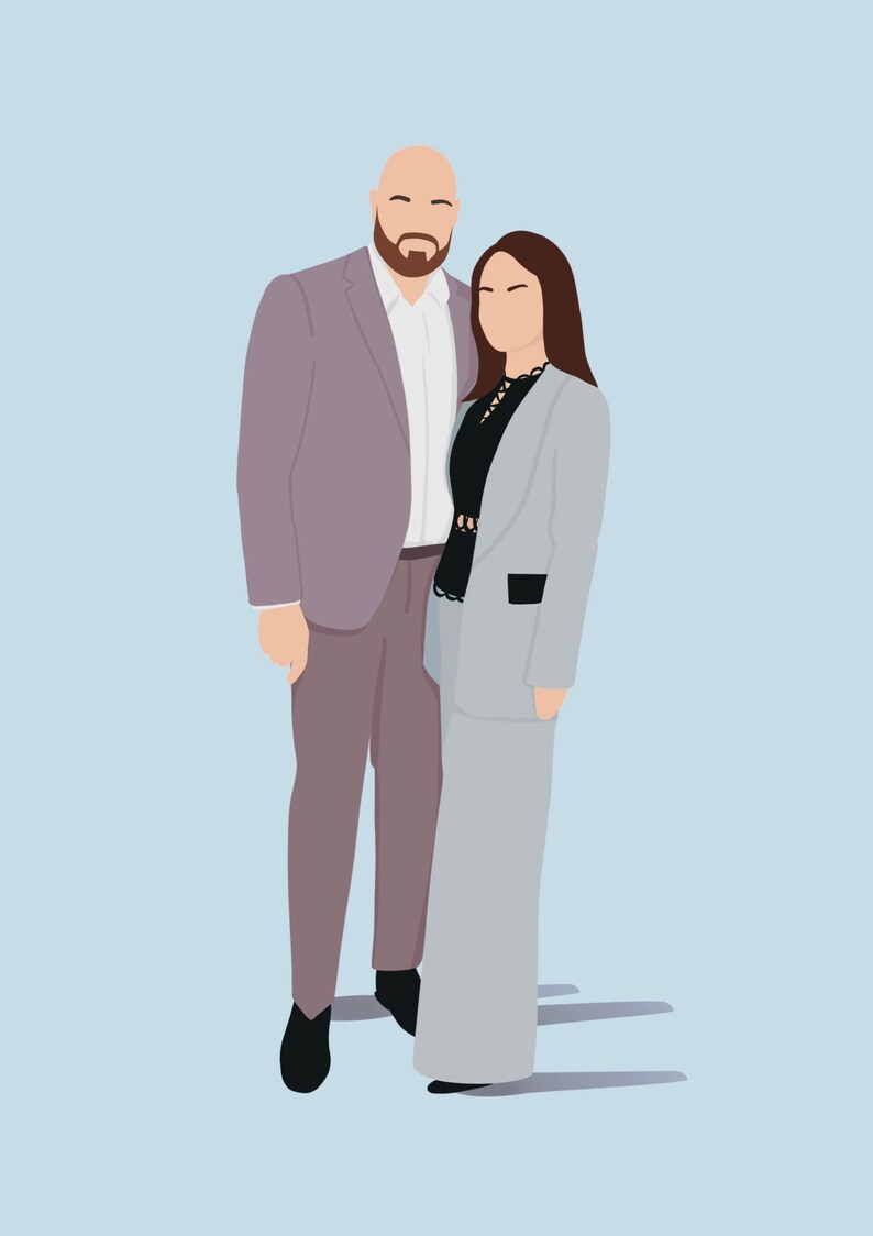 faceless family faceless art new home owner gift family illustration portrait faceless gift family poster faceless portrait