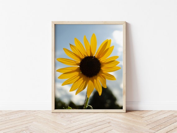 Sunflower Lit With Sunshine Sunflower Printable Digital | Etsy