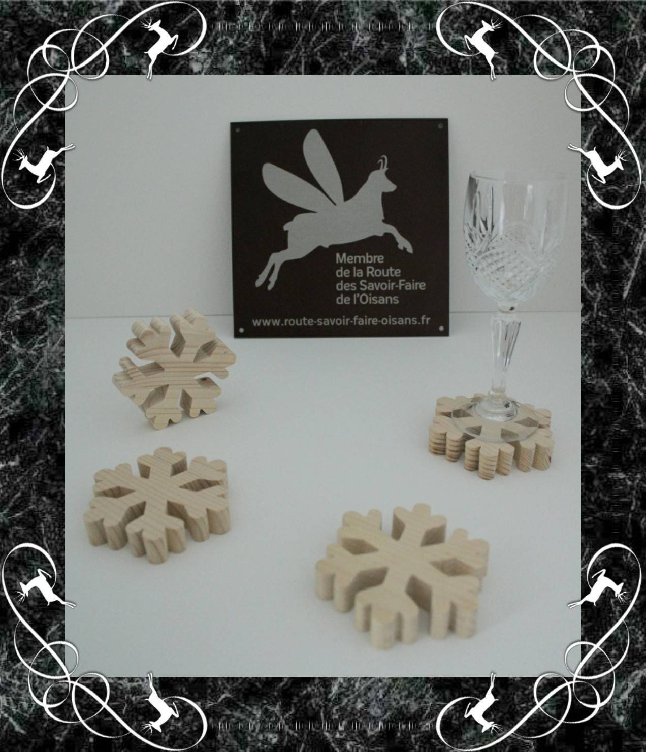 Dessous de Verre Flocon