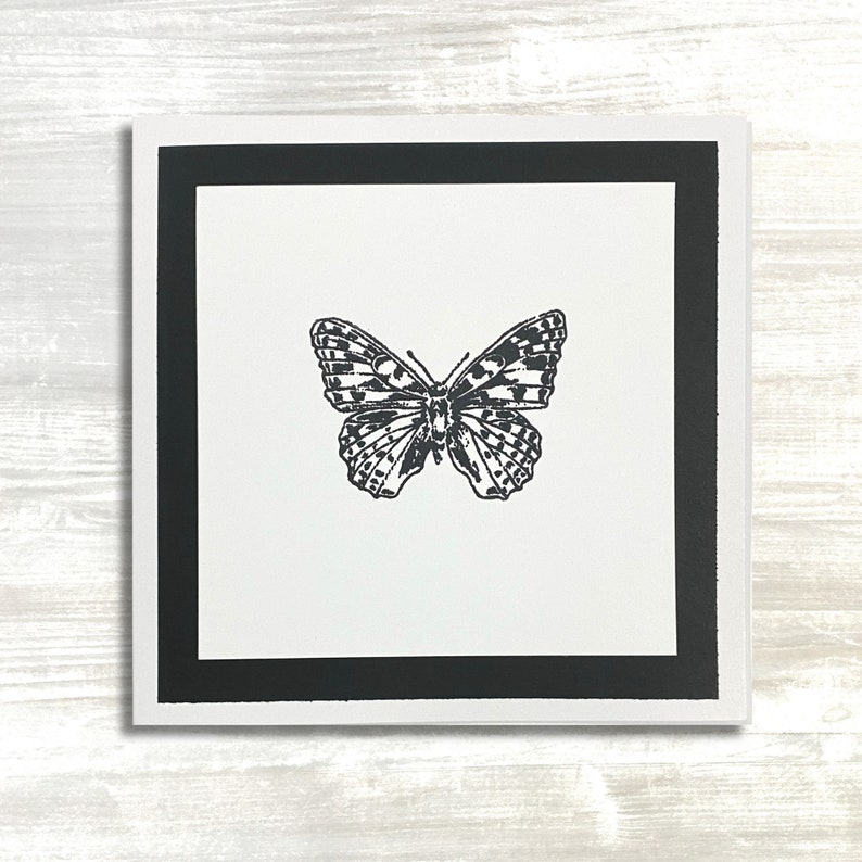 Handmade Stamped Butterfly Greeting Cards Set - All Occasion, Birthday ...