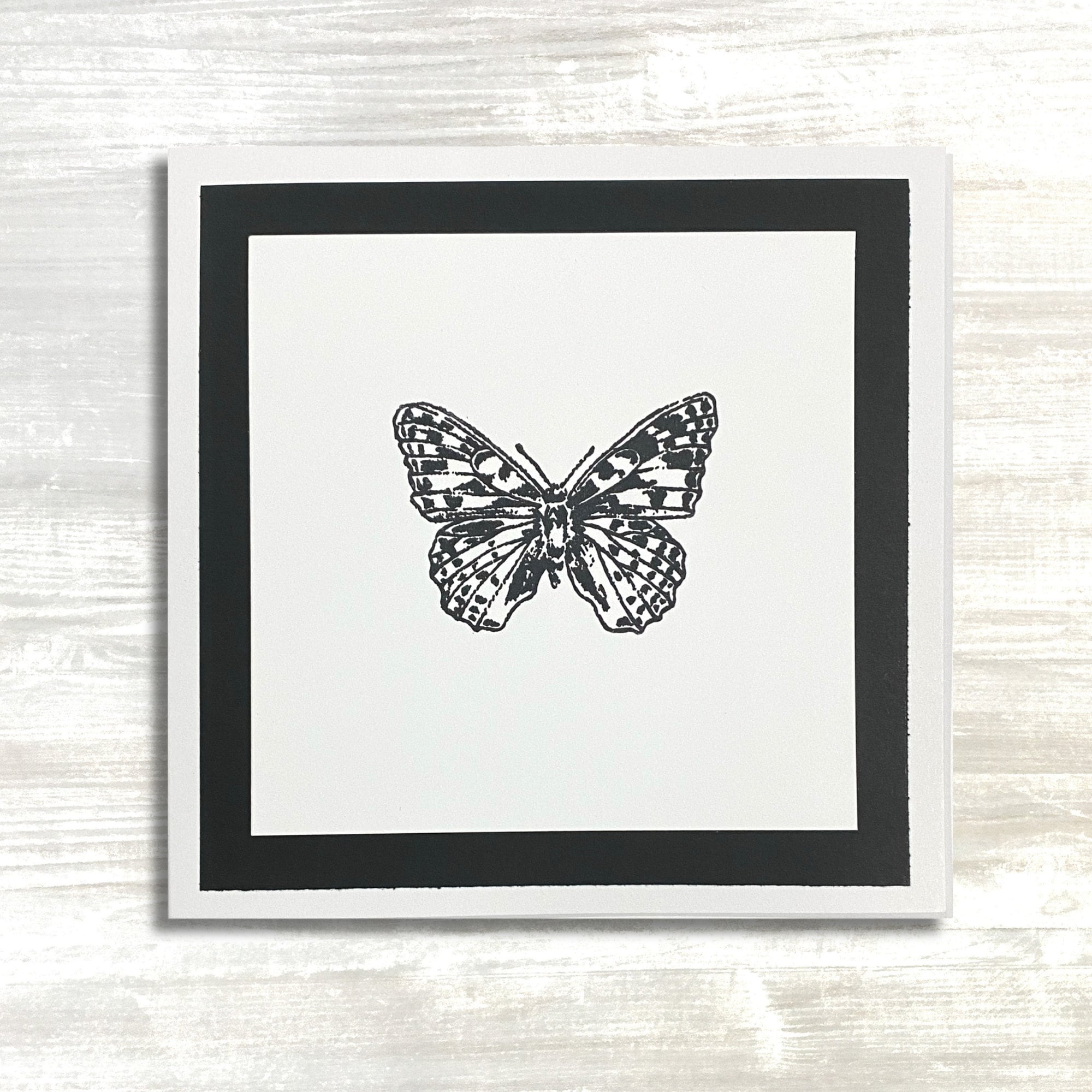 Handmade Stamped Butterfly Greeting Cards Set - All Occasion, Birthday ...