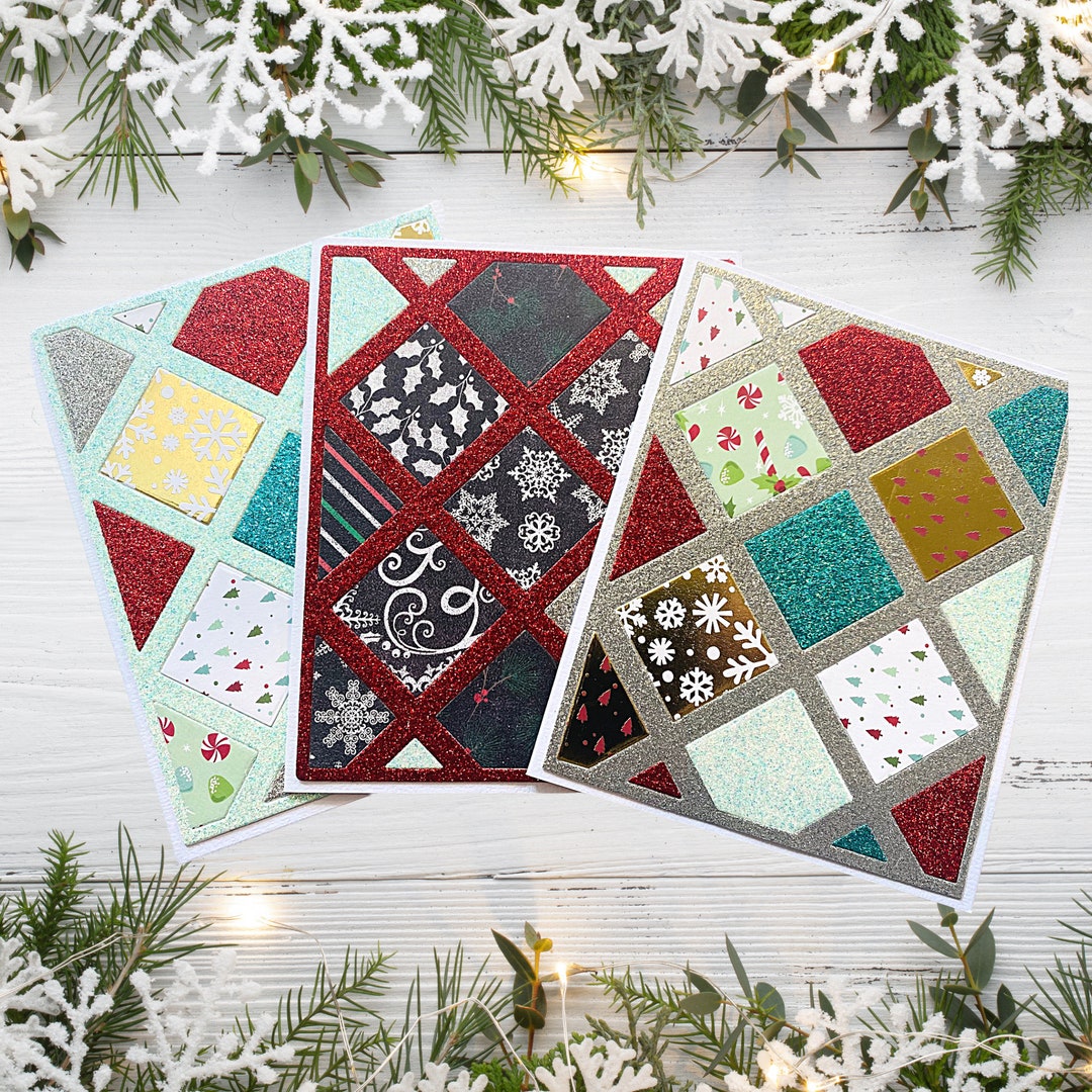 Handmade Card Set Handmade Christmas Card Set: Includes 3 Cards Perfect for the Winter ...