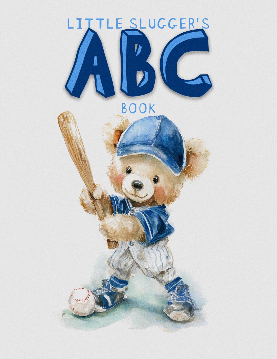 Baseball ABC Book for Toddlers | Printable Alphabet Learning PDF - Etsy