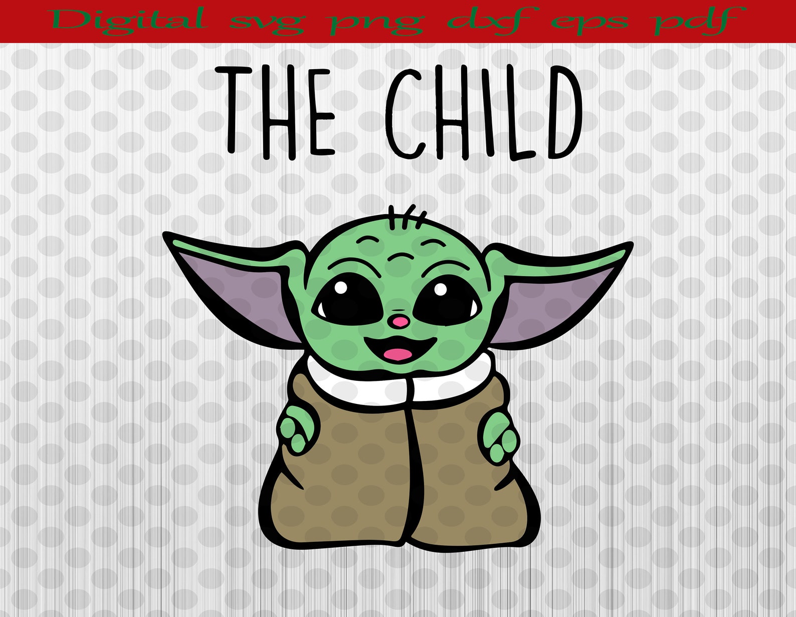 Star Wars The Mandalorian The Child Emoji Svg Etsy