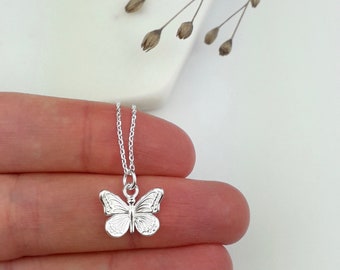 Butterfly necklace 925 sterling silver