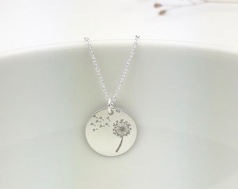 Pusteblumen Kette 925er Sterling Silber