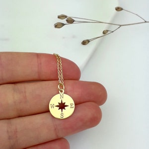 Compass Chain gold (925 sterling silver)