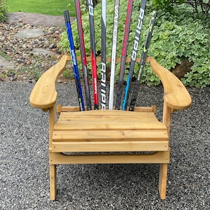 Folding Hockey Stick Adirondack Chair