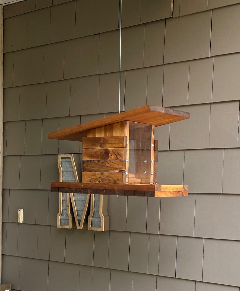 Cedar Bird Feeder Etsy