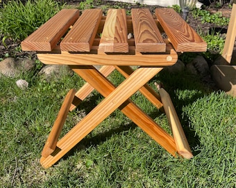 Cedar Adirondack Side Table