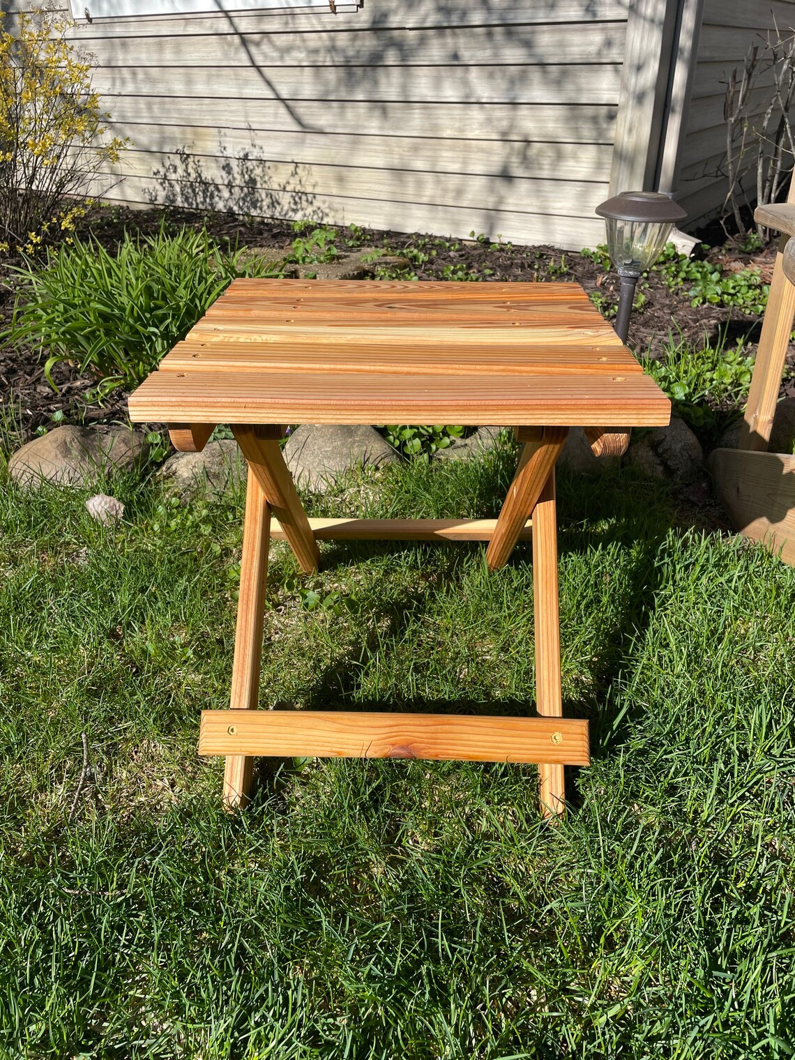 Cedar Adirondack Side Table Etsy