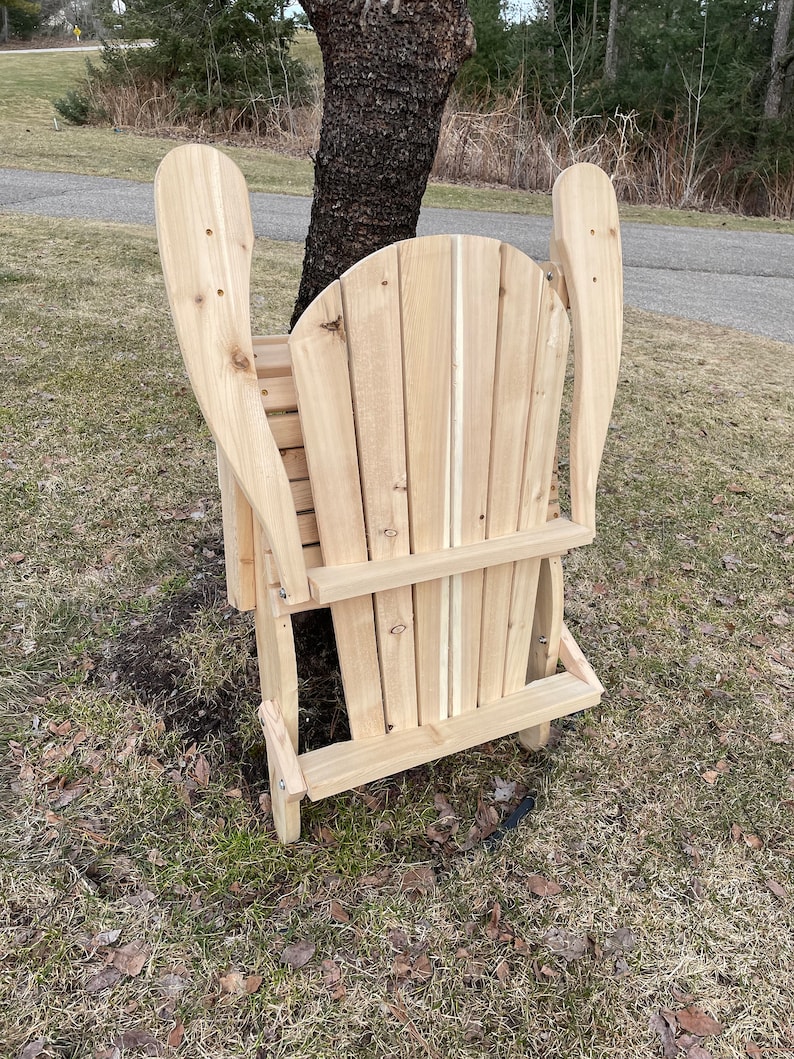 Folding Cedar Adirondack Chair Etsy