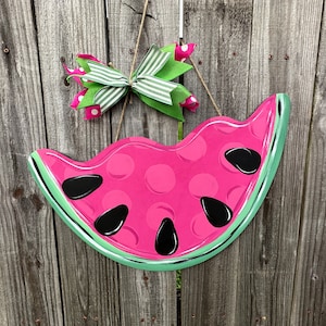 Watermelon door hanger | melon door hanger | sweet summer time door hanger | Hello Summer Door Hanger | one in a melon