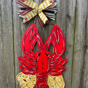 Crawfish boil sign | Crawfish Boil off | Crawfish Door Hanger | Boil door hanger | Louisiana Door Hanger | crawfish Door sign