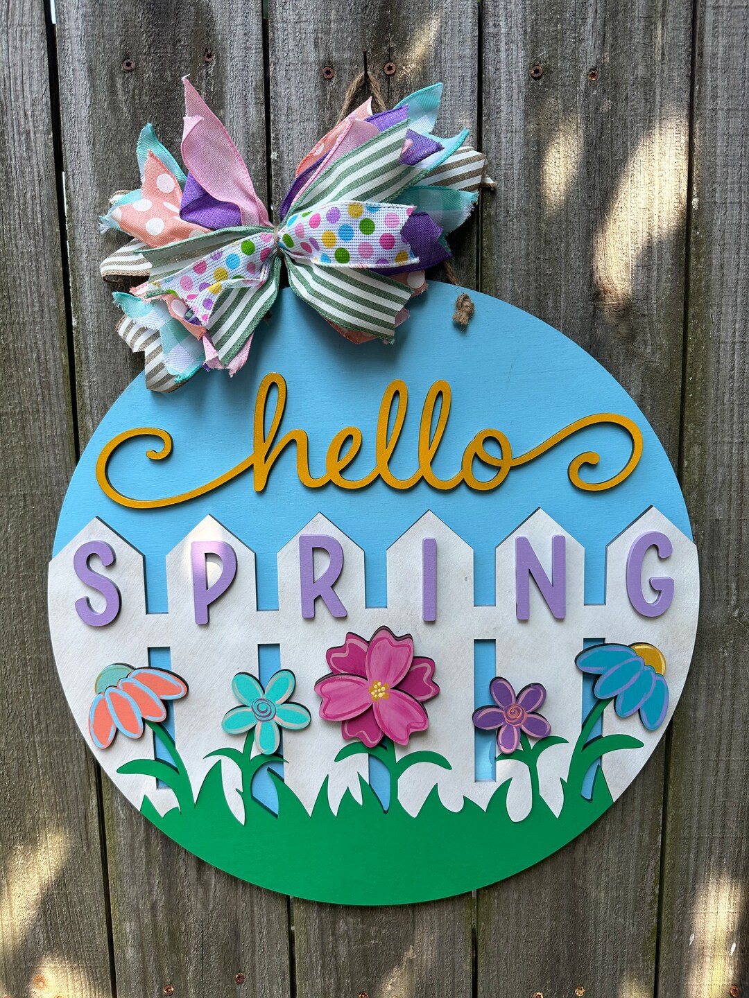 Hello Spring Door Hanger Spring Door Hanger Spring Door Hanger