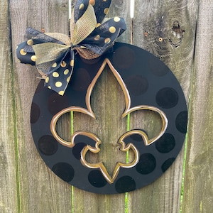 WHO DAT | Nola | New Orleans  | New Orleans Saints |Saints door hanger | Louisiana football | Louisiana Door Hanger | welcome Door |