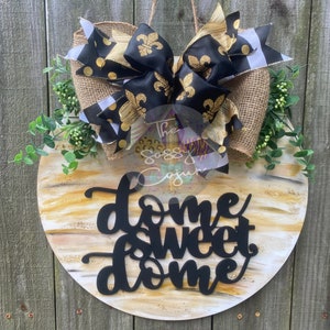 WHO DAT | Nola | New Orleans  | New Orleans Saints |Saints door hanger | Louisiana football | Louisiana Door Hanger | welcome Door |