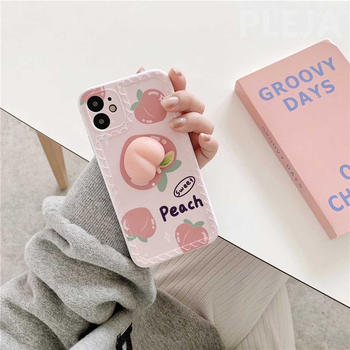 Cute Squishy Peach Phone Cases For iphone 12 mini 11 Pro Max 7 Etsy