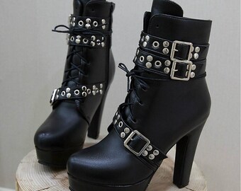Large Size Ankle Boots - Etsy