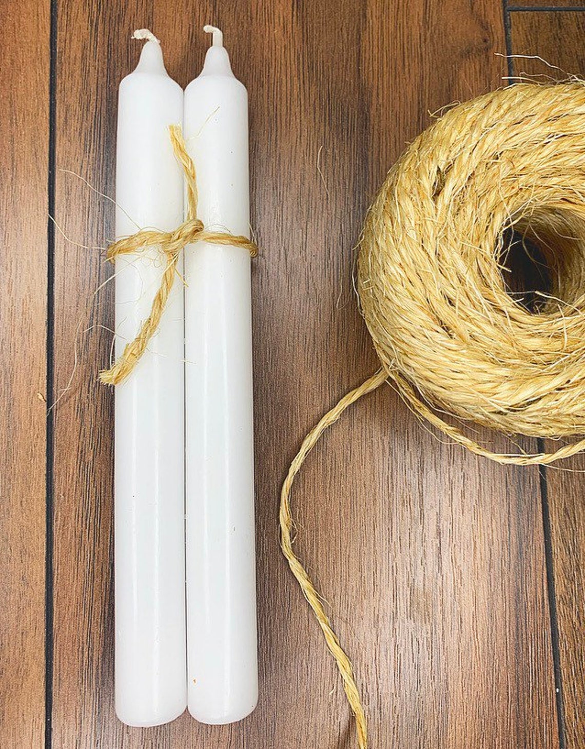 White Dinner Candles White Candles Tapered Candles Church Etsy