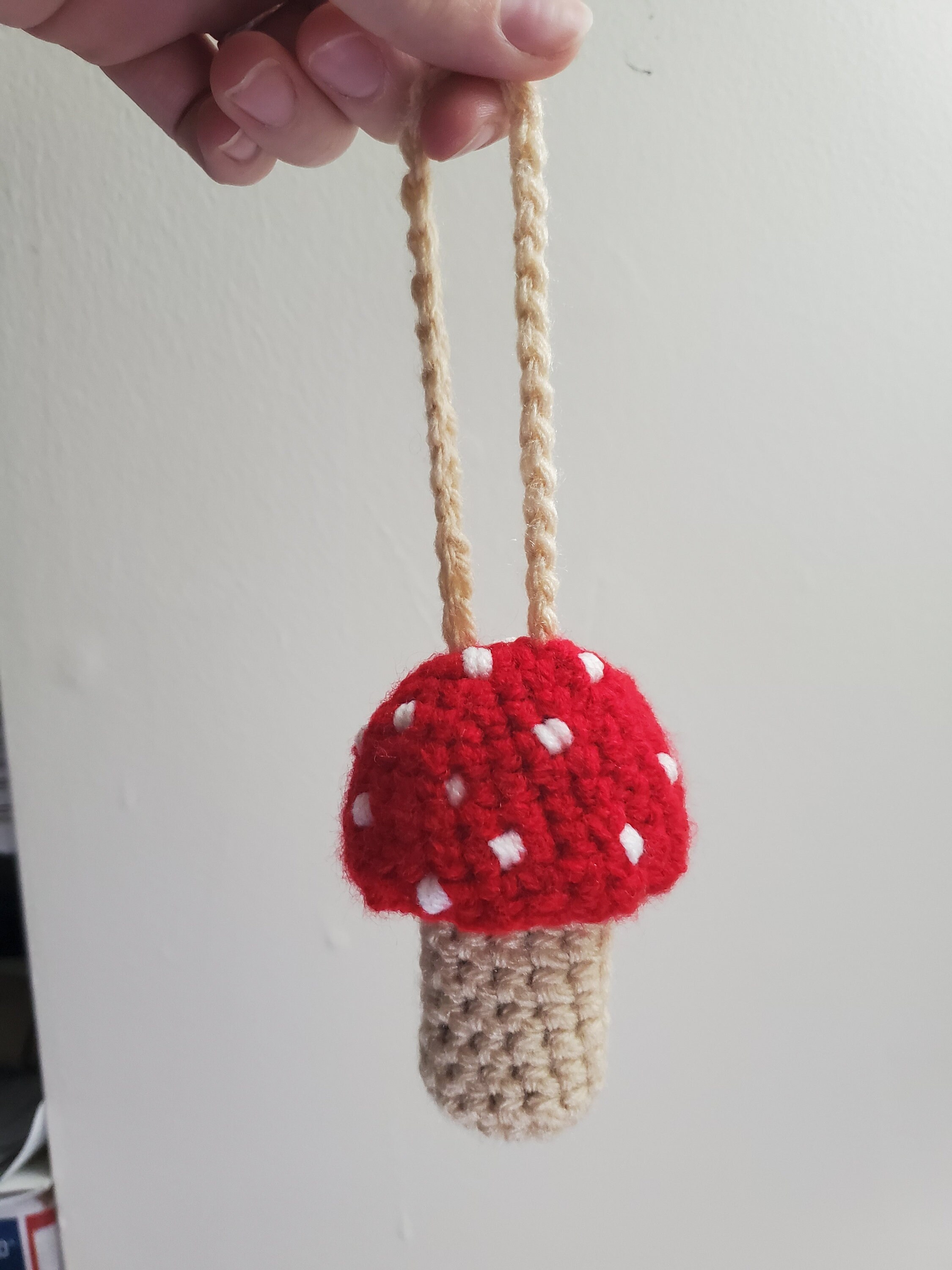 Crochet Mushroom Pouch/ Lighter Holder/ Lip Balm Holder/ Etsy