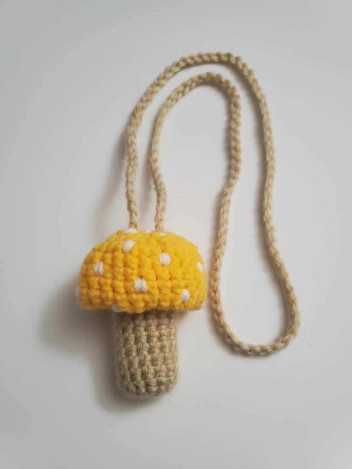Crochet Mushroom Pouch/ Lighter Holder/ Lip Balm Holder/ Etsy