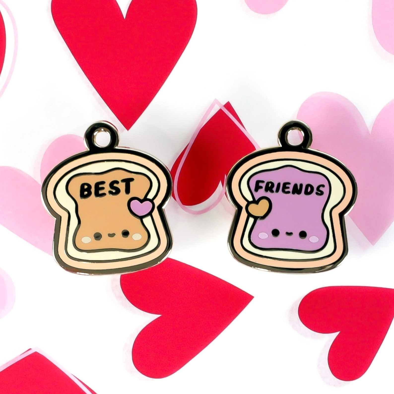 Peanut Butter & Jelly Pet ID Tag