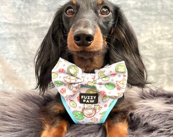 Basic Bundle Frogs and Mushrooms Dog Harness Bundle Set With