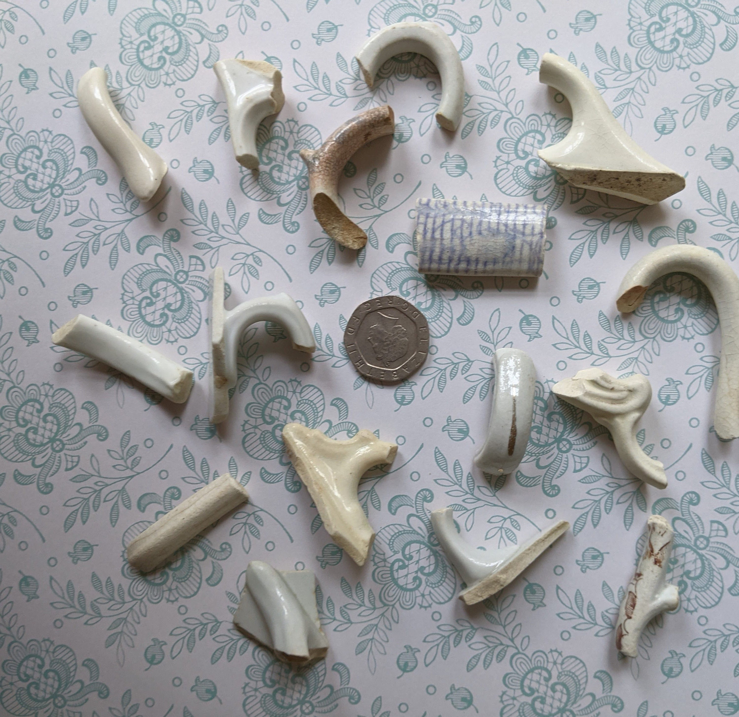 Teacup Handle Fragments From the Thames Foreshore Etsy UK