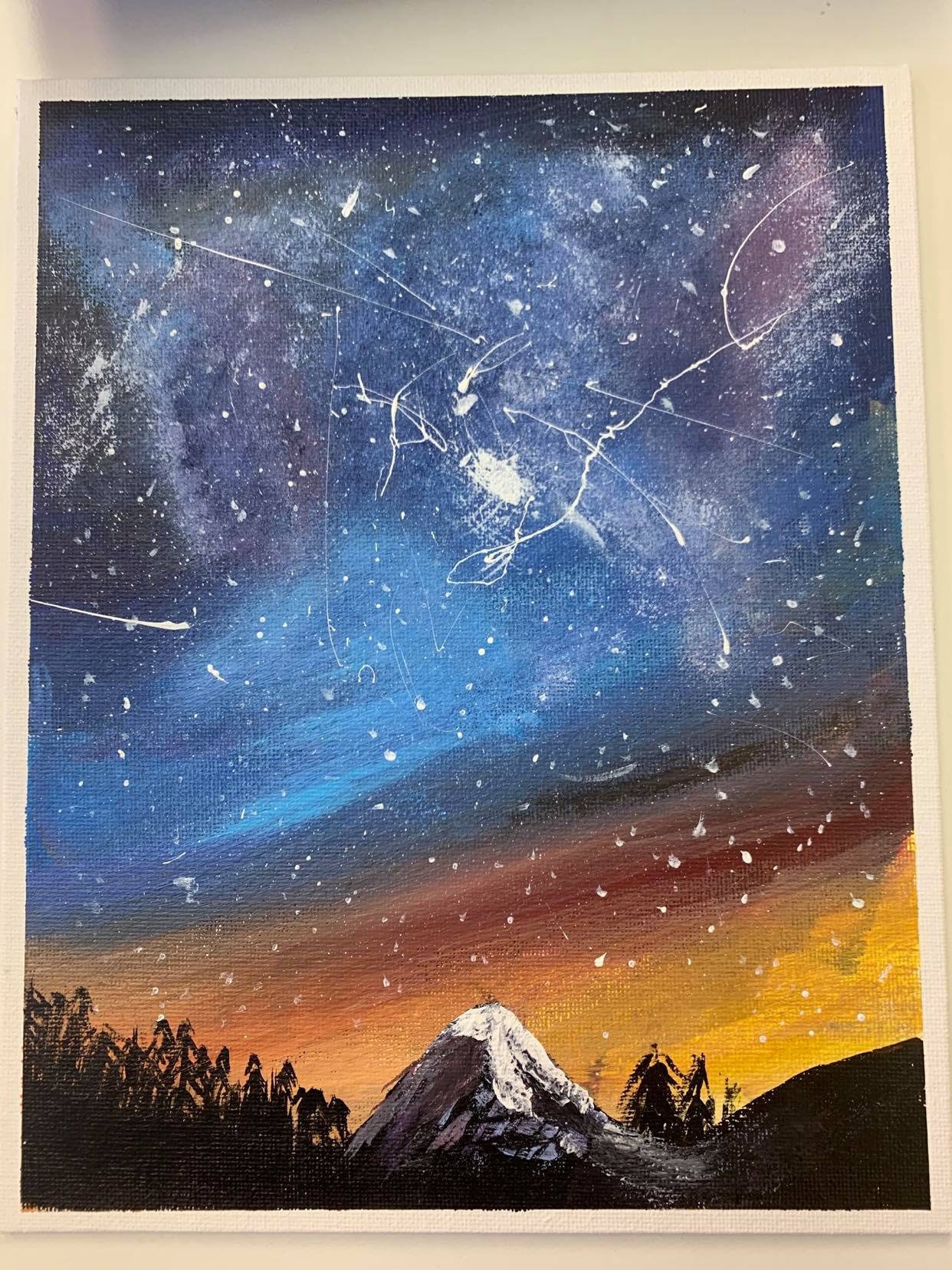 Universe Acrylic Painting