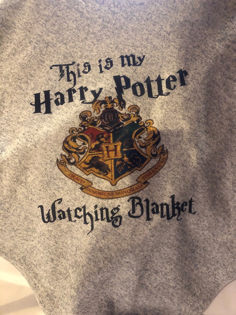 Harry Potter Blanket My Harry Potter Watching blanket Etsy