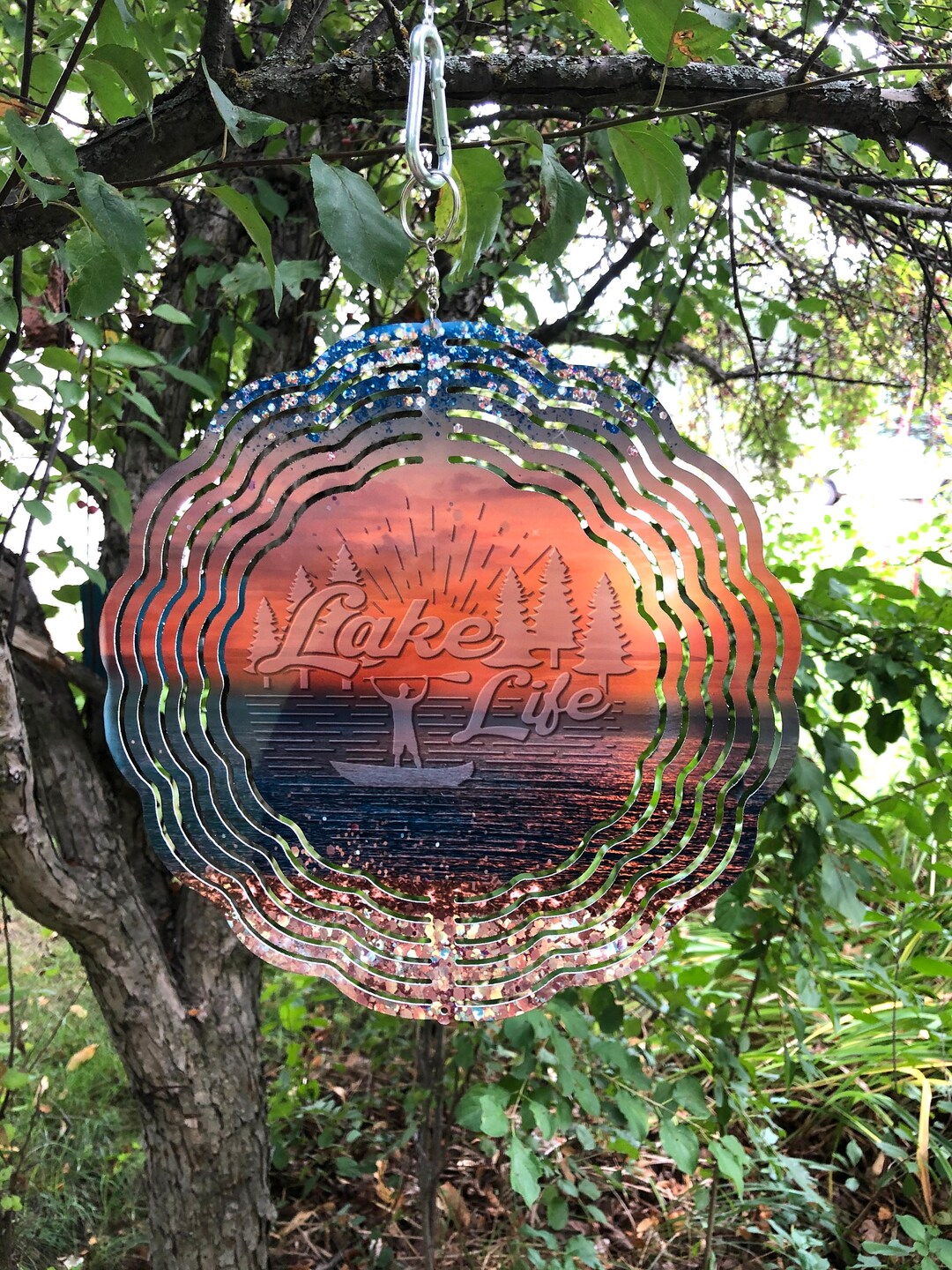 Lake Life Wind Spinner, Lake House Gift, Lake House Decor, Lake Life