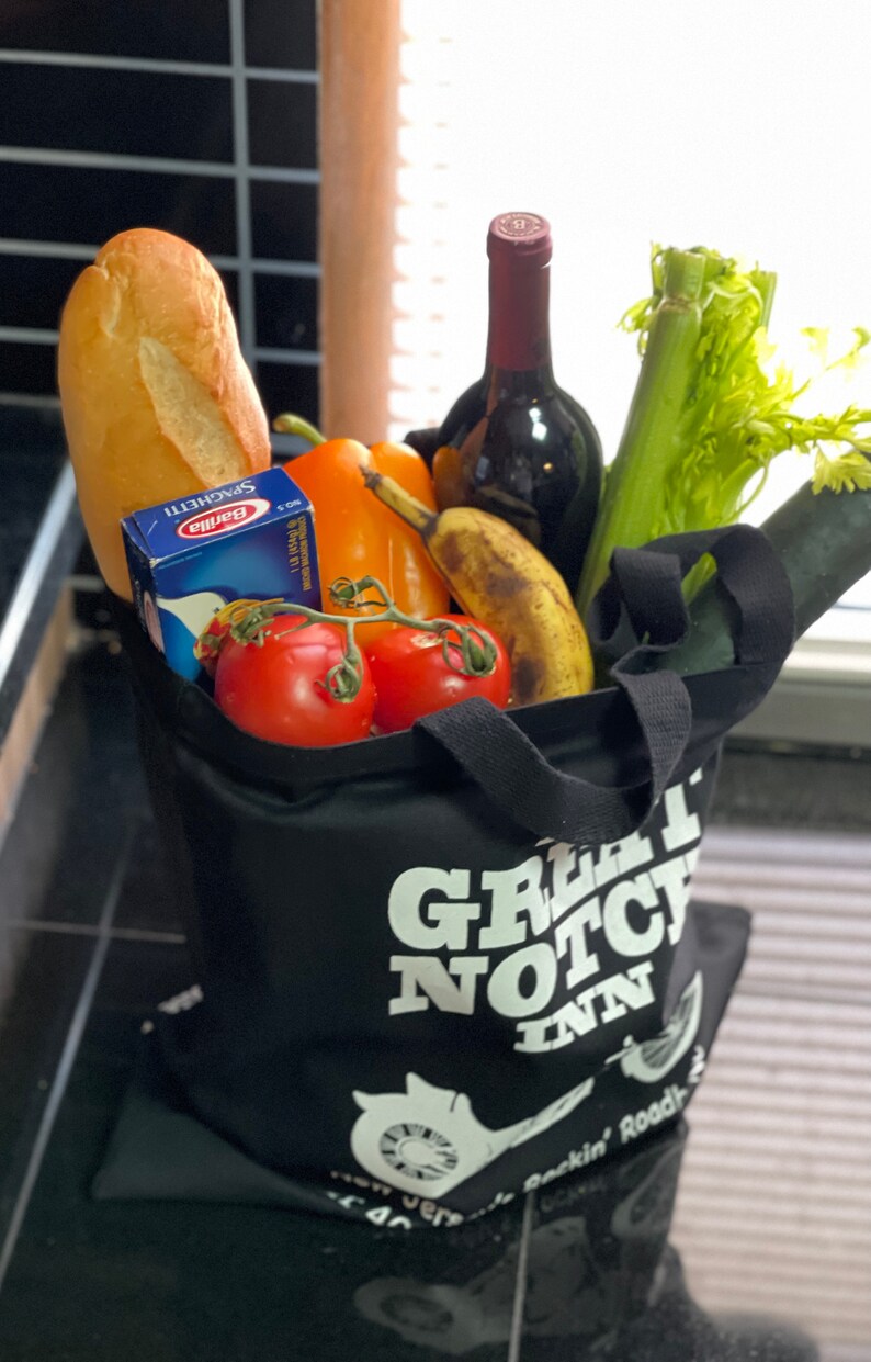heavy 12oz reusable medium size Limited Quantities! shopping tote bag Great Notch Inn NJ/'s Rockin/' Roadhouse!