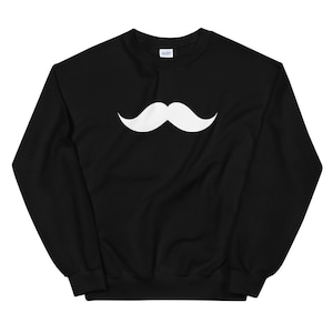Sudadera de bigote, camisa de papá, sudadera de Movember, camisa de bigote divertida, de apoyo a Movember, sin afeitarse noviembre