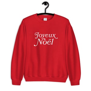 Joyeux noel Christmas sweatshirt, french Christmas sweatshirt, Noel shirt, Women’s Christmas shirt