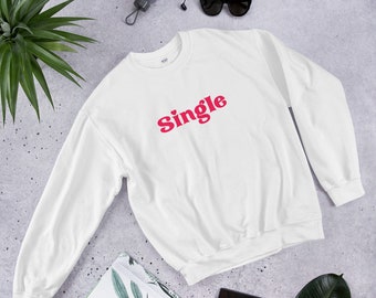 Sweat-shirt simple | Cadeau unique pour la Saint-Valentin | Chemise simple de jour de Valentines | Chemise Unisec Valentines | Chemise Valentine