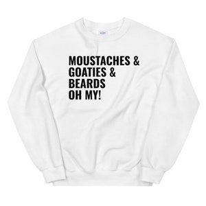 Bigotes oh mi sudadera, camisa de papá, sudadera Movember, camisa de bigote divertido, apoyo Movember, No shave November