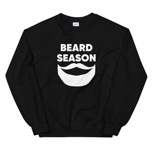 Sudadera de temporada barbuda, camisa de papá, sudadera Movember, camisa de bigote divertida, movember de apoyo, noviembre sin afeitarse