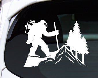 Sasquatch Snow Skiing Funny Vinyl Decals Stickers Sports Car Truck Window Laptop Sasquatch Snow Skiing Funny Vinyl Decals Stickers Sports Car Truck Window Laptop