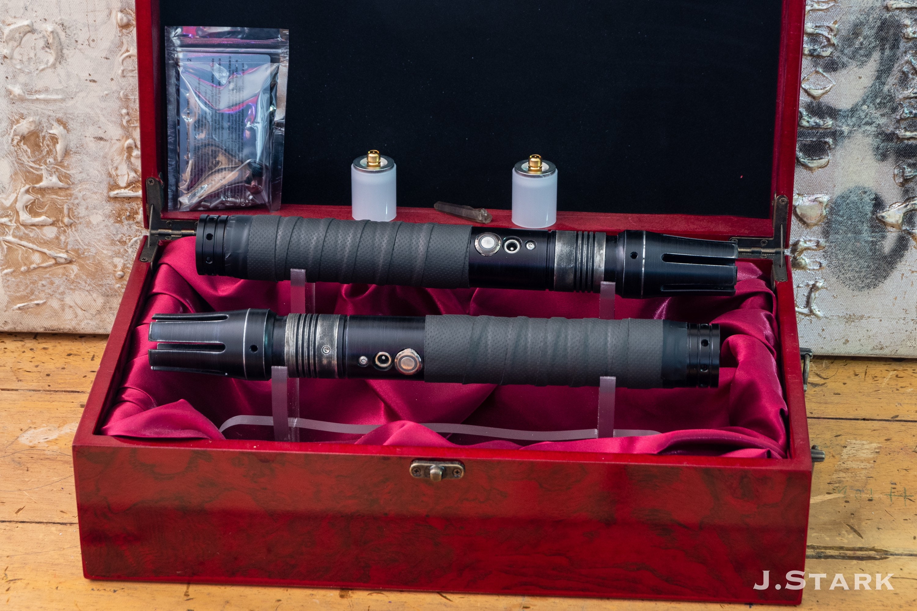 Lightsaber staff with 4 blades pack 2 standard white 2 Etsy