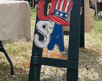 Uncle sam USA door hanger